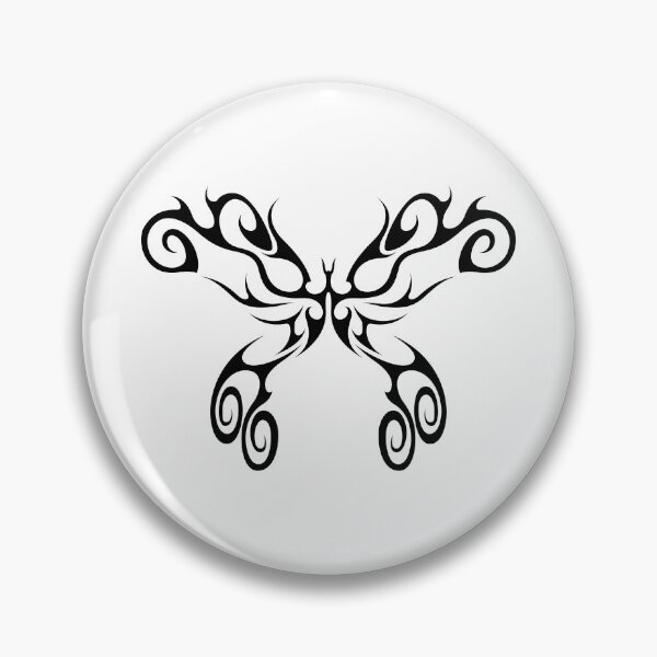 Item preview, Butterfly tattoo tribal illustration designed and sold by Almusawwir.