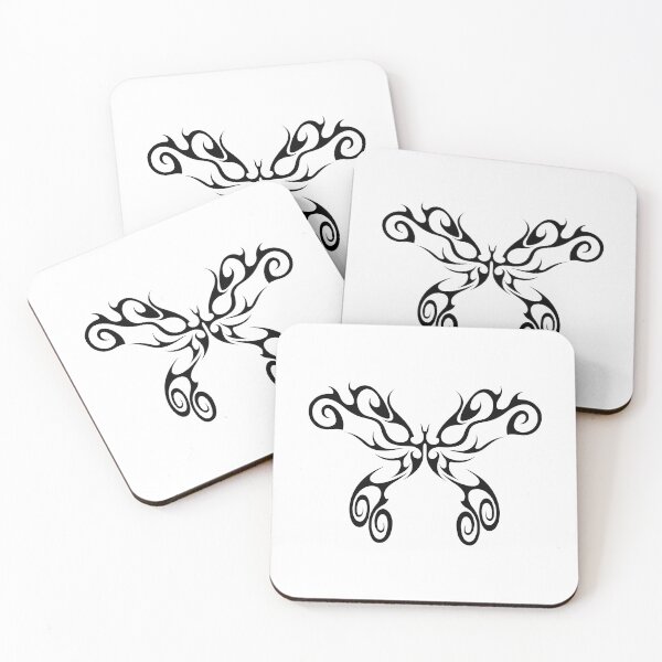 Item preview, Butterfly tattoo tribal illustration designed and sold by Almusawwir.