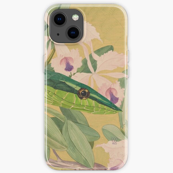 Green Vine Snake iPhone Soft Case