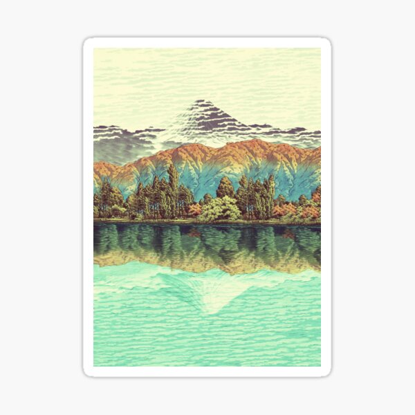 The Unknown Hills in Kamakura Sticker