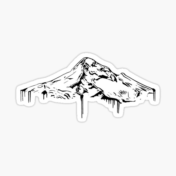 Item preview, Mt. Hood Black designed and sold by yeahnoyeah.
