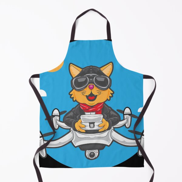 Item preview, Cat Drone Pilot designed and sold by Red_Stickers.