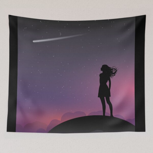 Item preview, Star Gazing Girl designed and sold by TheInkElephant.