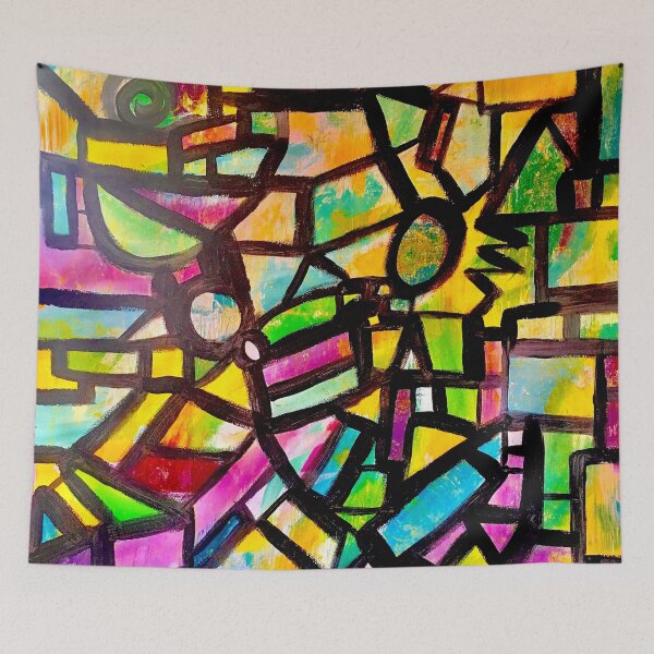 Item preview, Loosely Constructed Print designed and sold by chaosbybelle.