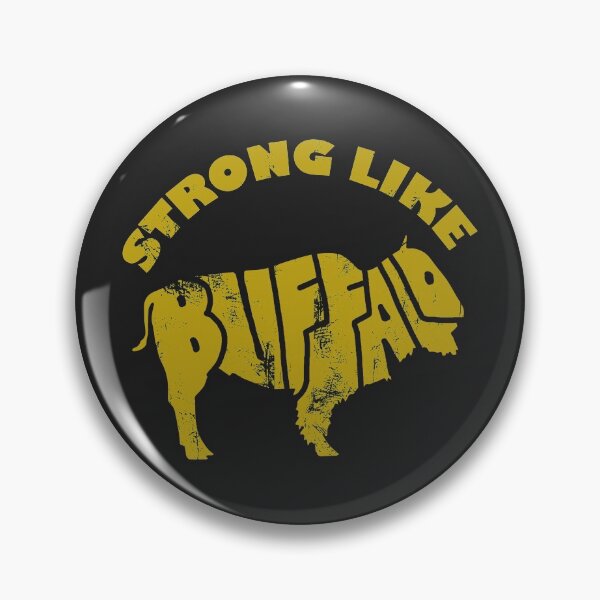 Item preview, Strong Like Buffalo Distressed Logo designed and sold by OnigiriDoctor.