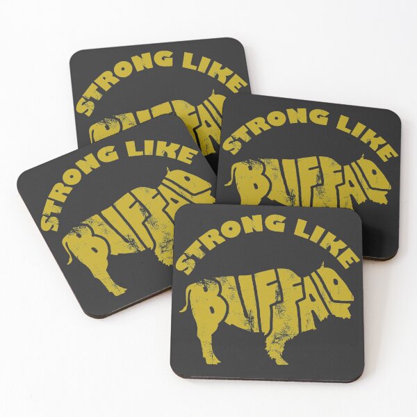 Item preview, Strong Like Buffalo Distressed Logo designed and sold by OnigiriDoctor.