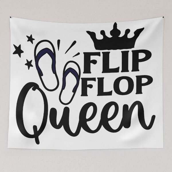 Item preview,  flip flop queen happy summer holiday at the beach for mom for sister or for friend designed and sold by mydreamcatcher.