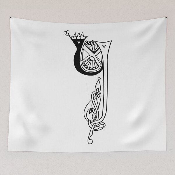 Item preview, Kells Letter Y designed and sold by CatholicSaints.