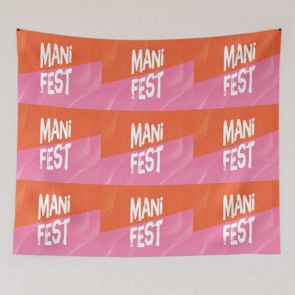 Item preview, Manifestation , Manifest Pink - Orange Color Block Original Design designed and sold by marina ralston.