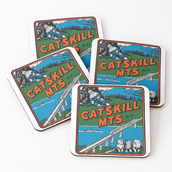 Item preview, Vintage Style Catskill Mountains designed and sold by Decal Mania.