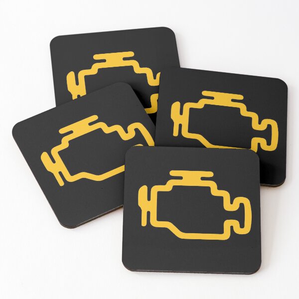 Item preview, Warning check engine designed and sold by Epic Art.