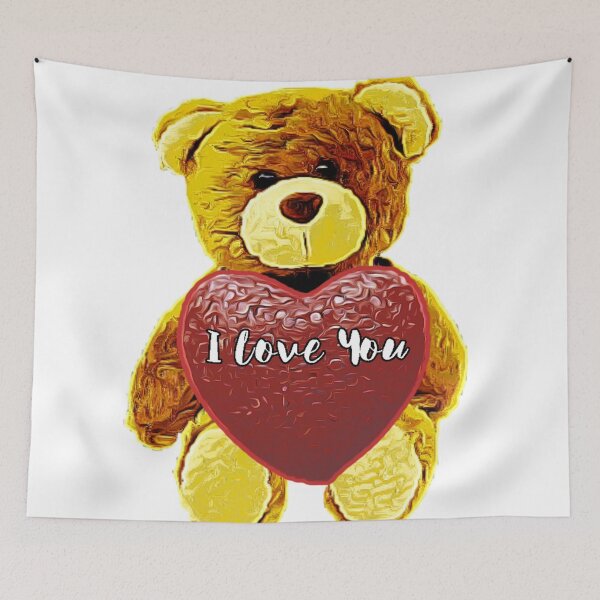 Item preview, I Love You bear designed and sold by Chroma Myst.