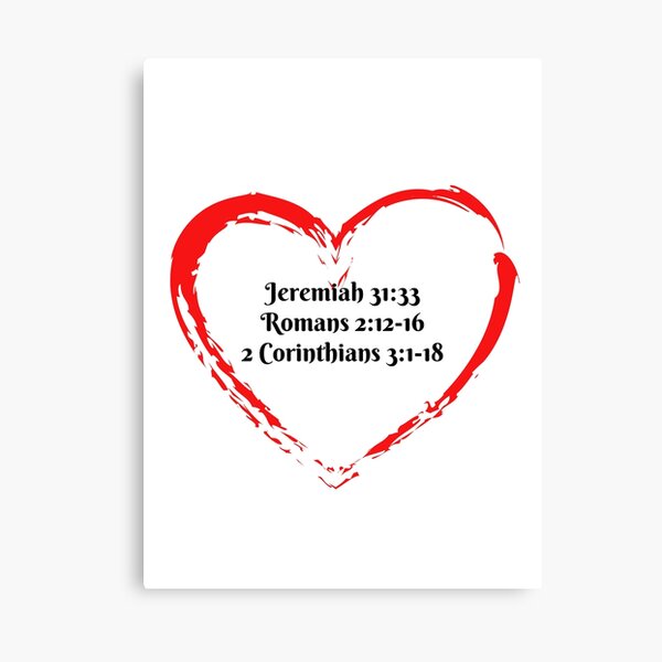Heart To Obey - Christian Canvas Print