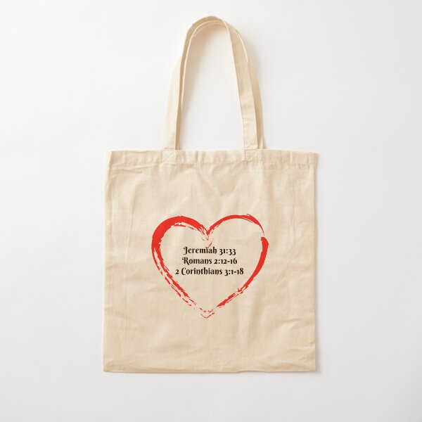 Heart To Obey - Christian Cotton Tote Bag