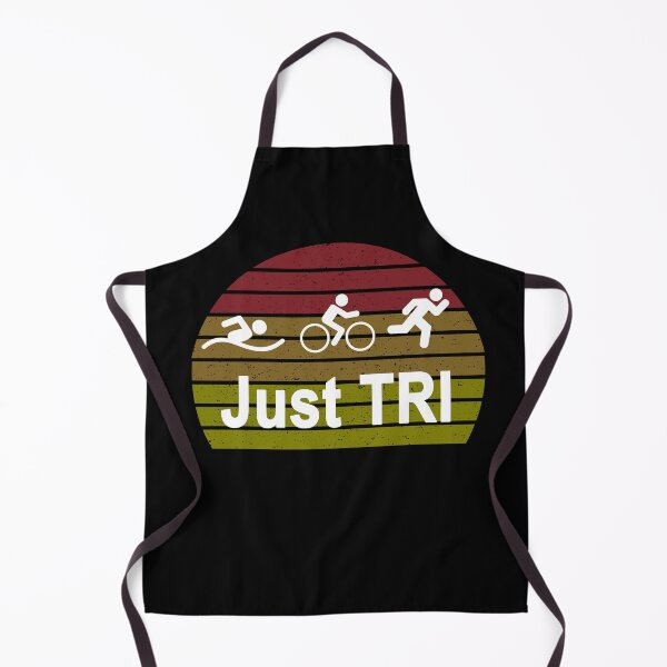 Item preview, Just Tri Triathlon Retro Sunset Swimming Cycling Running Motivation designed and sold by ZiesMerch.