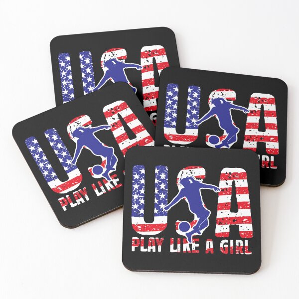 Item preview, Play Like Girl USA Flag Football Team designed and sold by Urlan.