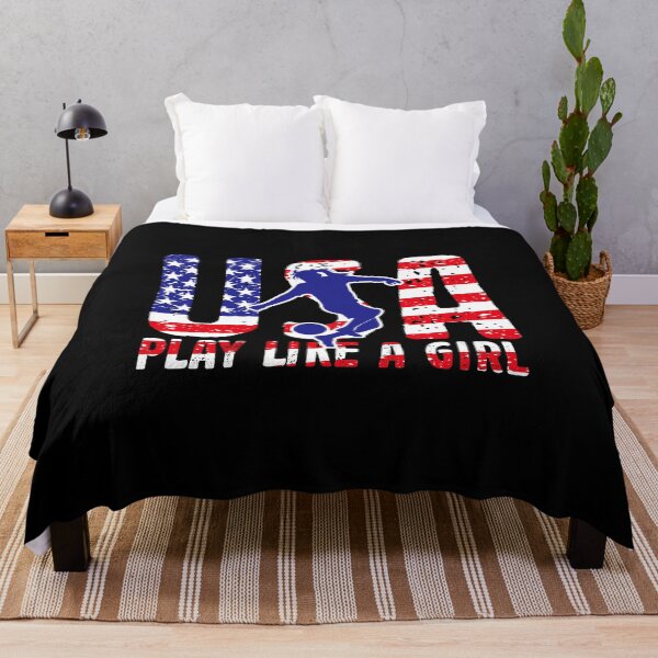 Item preview, Play Like Girl USA Flag Football Team designed and sold by Urlan.