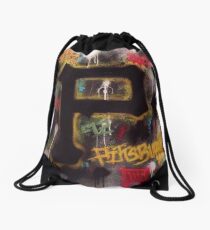 Pittsburgh Grunge Drawstring Bag