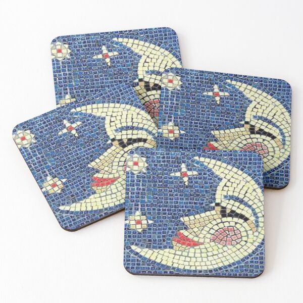 Item preview, moon and stars mosaic designed and sold by nigejohn.