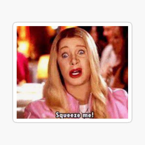 Item preview, "Squeze me!" White Chicks Meme designed and sold by Qtroise.
