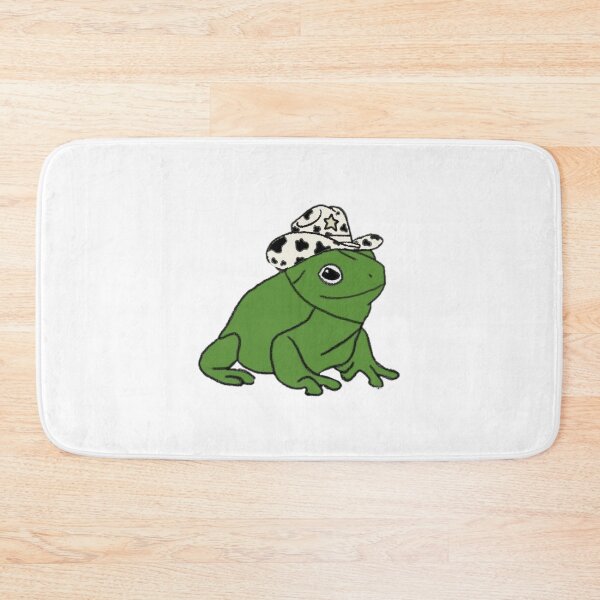 Item preview, cowprint cowboy hat frog designed and sold by savrh.