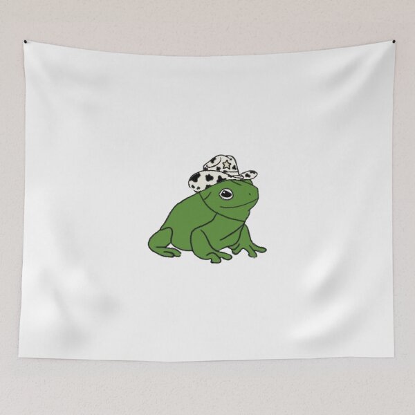 Item preview, cowprint cowboy hat frog designed and sold by savrh.