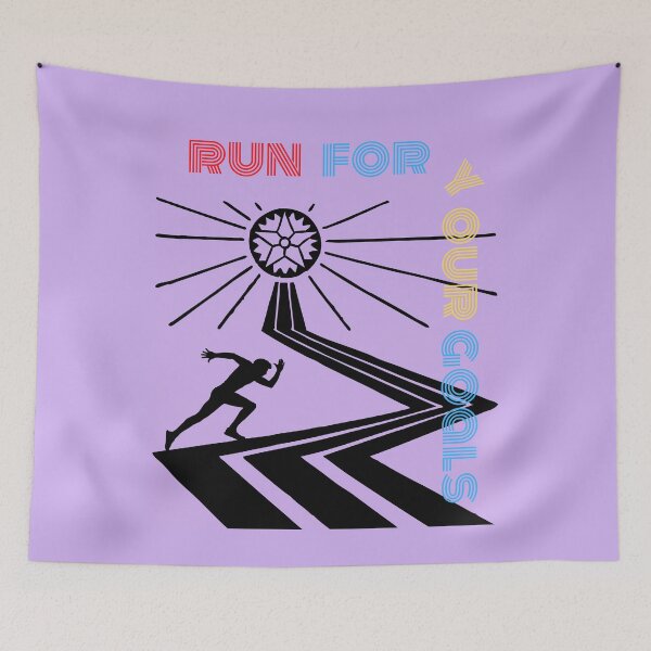 Item preview, RUN FOR YOUR GOALS designed and sold by Perceptible.
