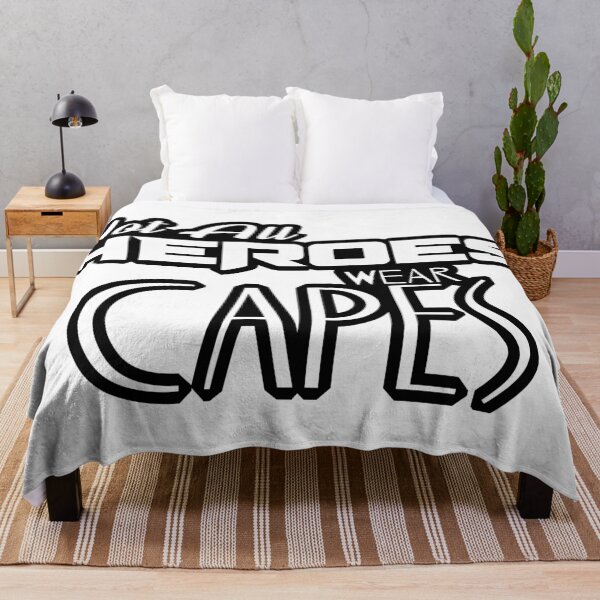 Item preview, Not All Heroes Wear Capes designed and sold by inPhocusStudio.