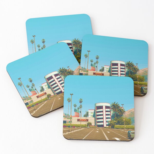 Item preview, Parking lot and palm trees designed and sold by Camdeboo.