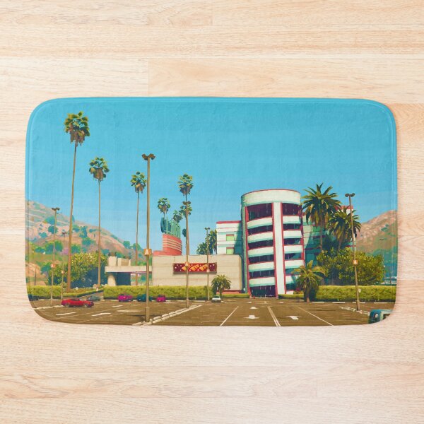 Item preview, Parking lot and palm trees designed and sold by Camdeboo.