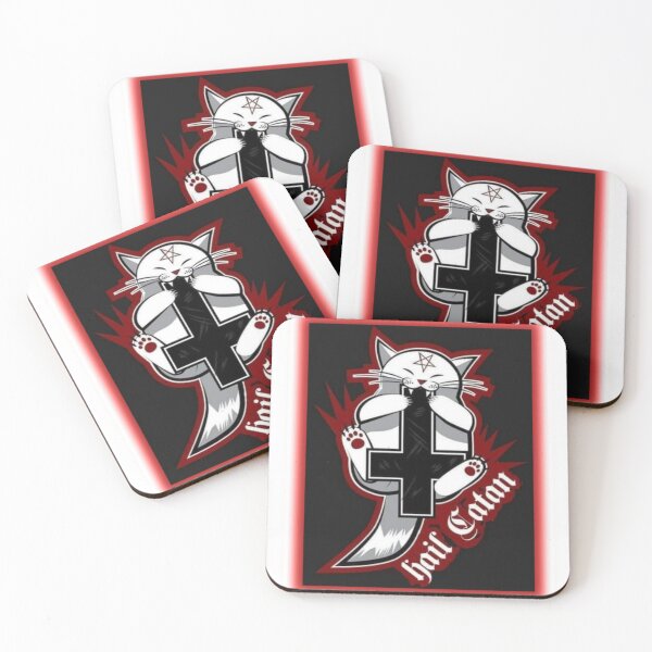 Item preview, Hail Satan Cat designed and sold by Rockopolys.