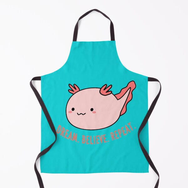 Item preview, Round And Pretty Dreamer Leucistic Axolotl  designed and sold by lazarosdesign.