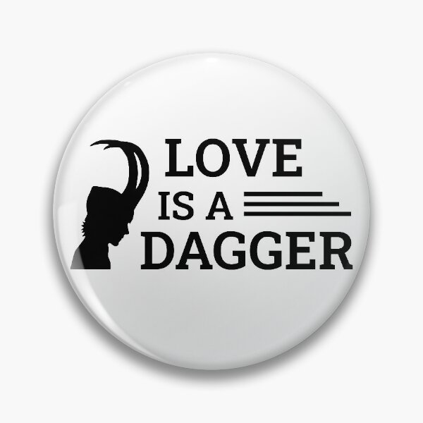 Item preview, Love Is a Dagger (Black) designed and sold by FilipeFerreira.