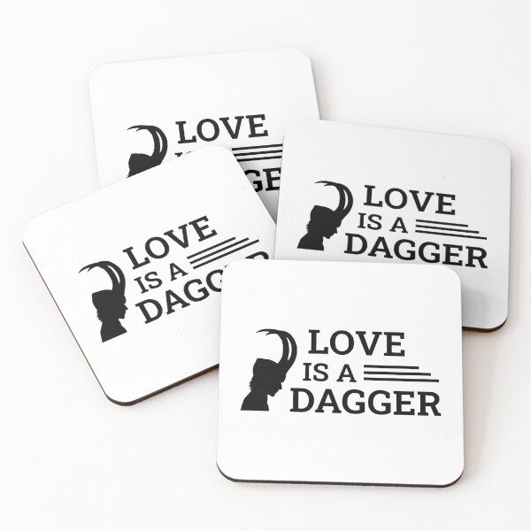 Item preview, Love Is a Dagger (Black) designed and sold by FilipeFerreira.
