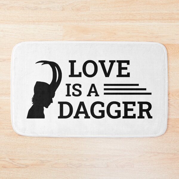 Item preview, Love Is a Dagger (Black) designed and sold by FilipeFerreira.