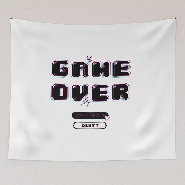 Item preview, GAME OVER designed and sold by Cyanbee99.