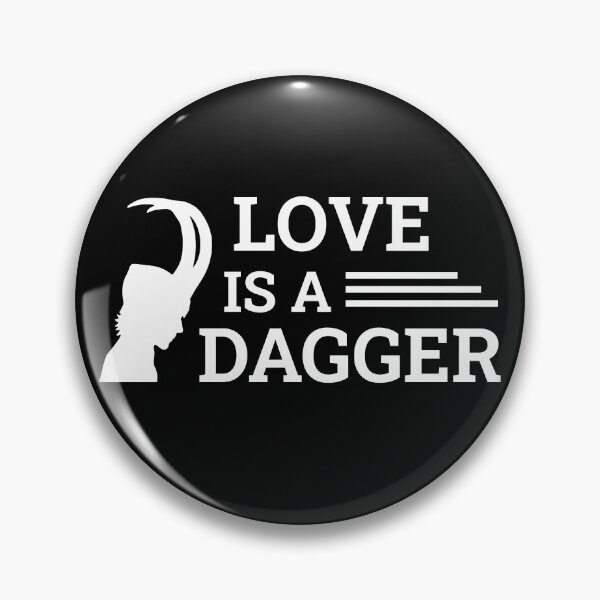 Item preview, Love Is a Dagger (White) designed and sold by FilipeFerreira.