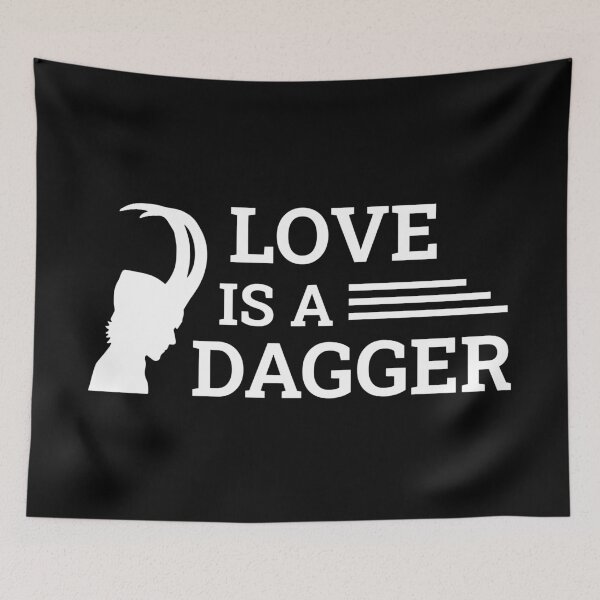 Item preview, Love Is a Dagger (White) designed and sold by FilipeFerreira.
