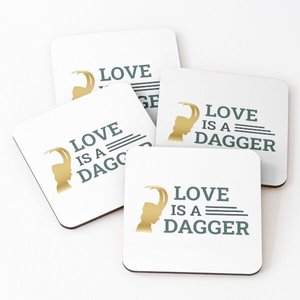Item preview, Love Is a Dagger (Green and Gold) designed and sold by FilipeFerreira.