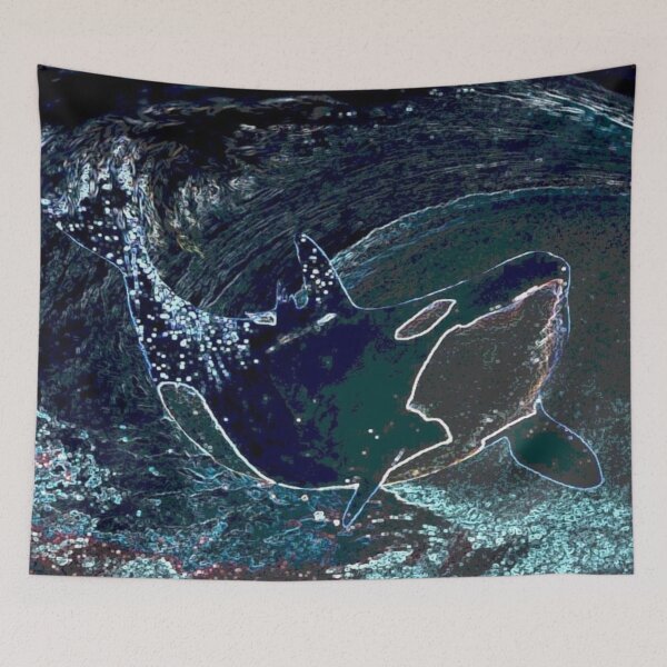 Item preview, A Killer Whale designed and sold by SteveMartzArt.