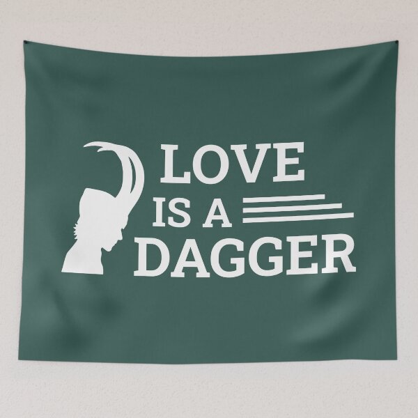 Item preview, Love Is a Dagger (Green BG) designed and sold by FilipeFerreira.