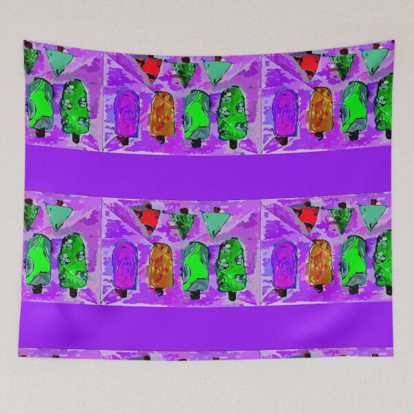 Item preview, My Ice creams on purple  designed and sold by LATIGO BAYNE.
