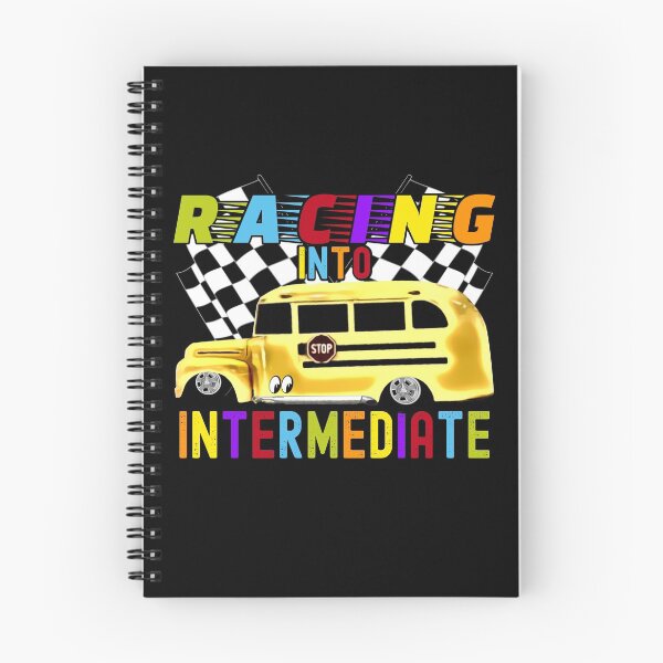 Item preview, Racing into Intermediate Back to School Hot Rod Racing Bus designed and sold by CharJens.