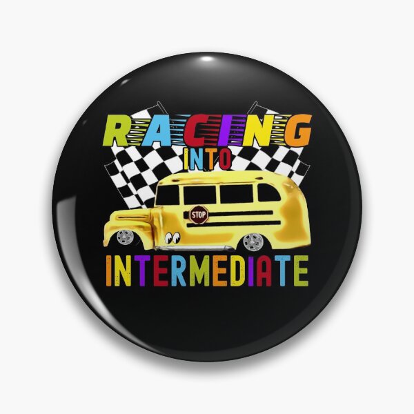 Item preview, Racing into Intermediate Back to School Hot Rod Racing Bus designed and sold by CharJens.