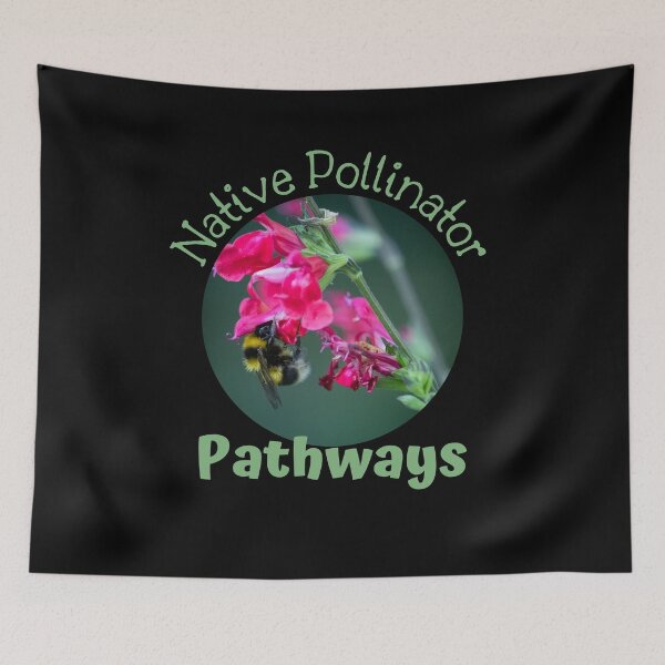 Item preview, Native Pollinator Pathways Colorful Design designed and sold by EarthArtDesigns.