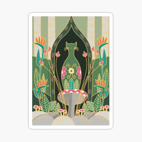 Forest Cat Sticker