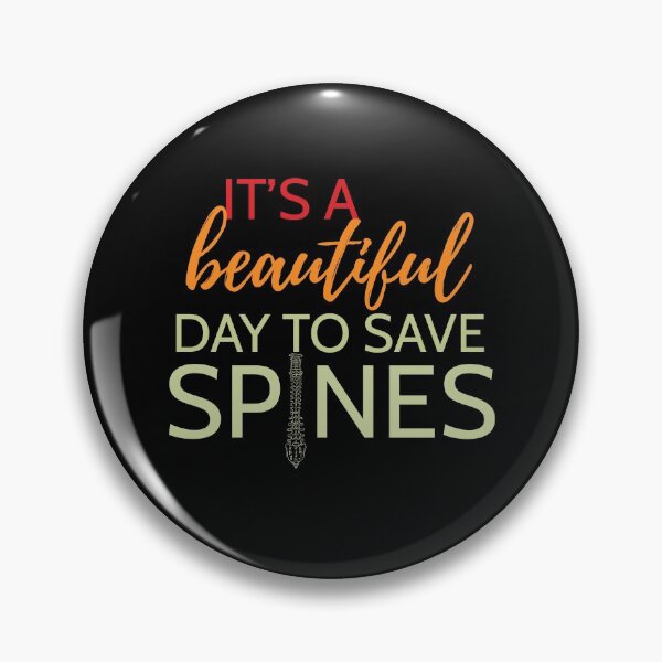 Item preview, It's It's beautiful day to save spine funny funny chiropractic women and men designed and sold by patroart.