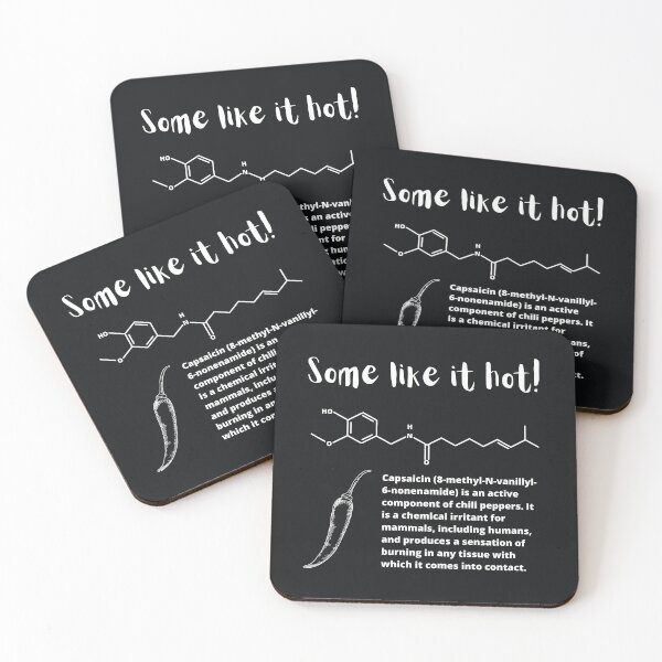 Item preview, Some like it hot! Capsaicin chemical formula designed and sold by danjc73.