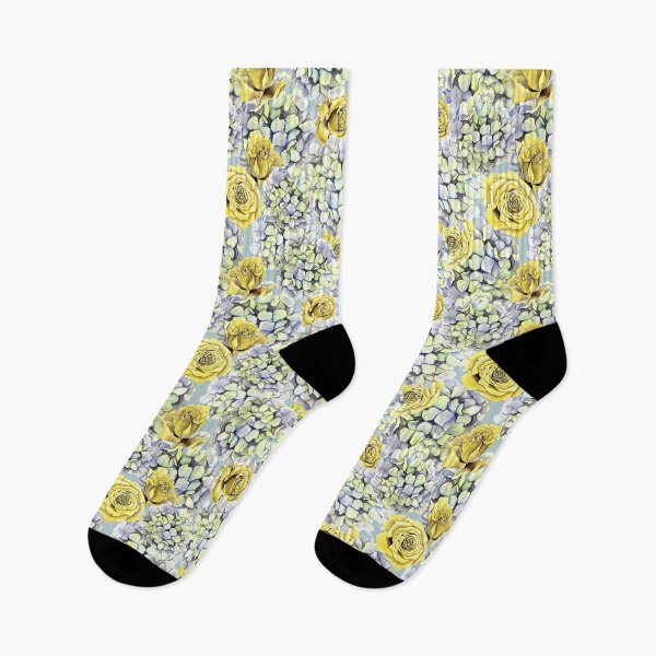 Item preview, flowers yellow roses and hortensia designed and sold by IrinaShishkina.