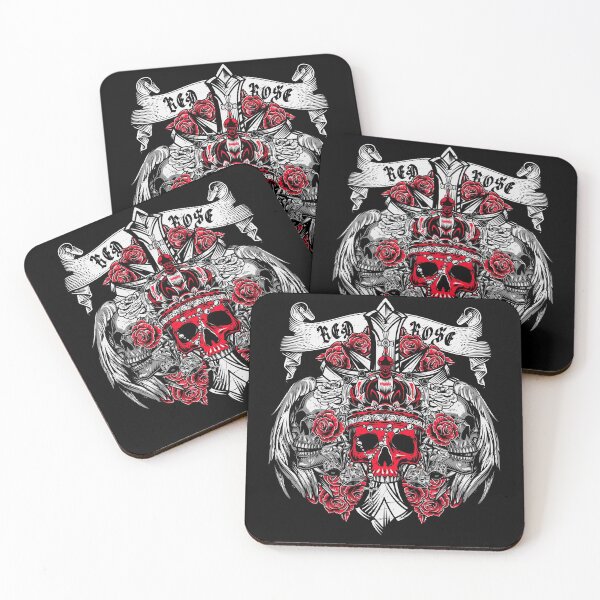 Item preview, Totenkopf Skull skull with roses graphic designed and sold by brunsch-print.